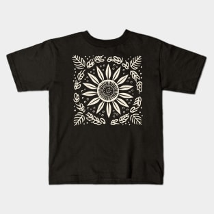 Lino Cut Flower Kids T-Shirt